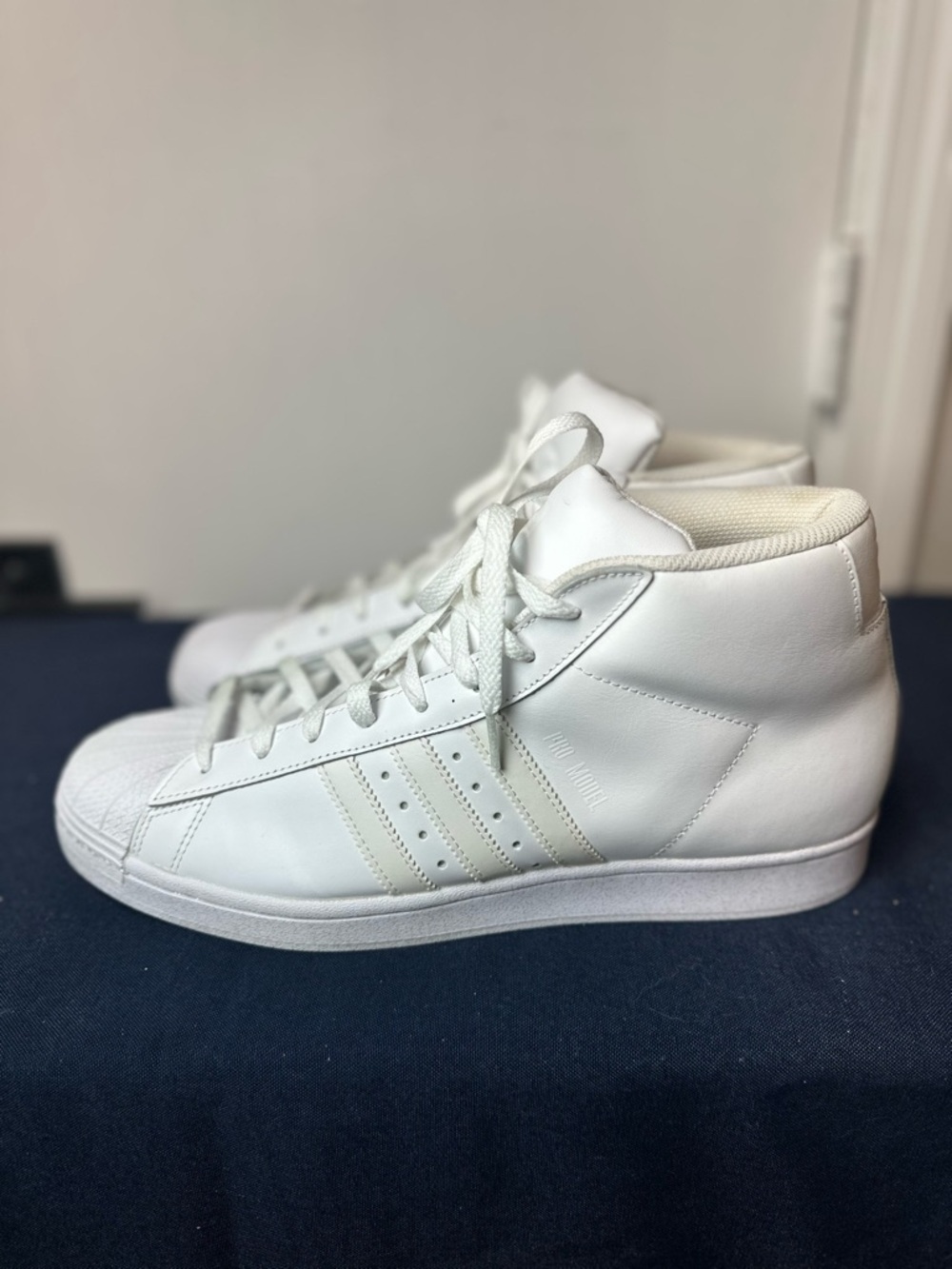 Adidas | Pro Model J High Top | White | Men's Size 12
